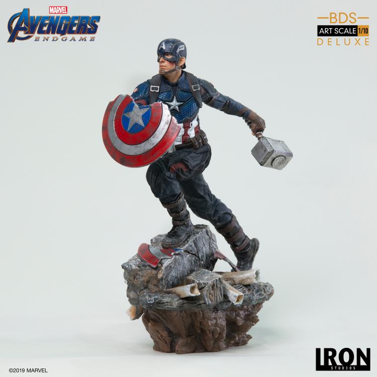 Avengers: Endgame Battle Diorama Series Captain America 1/10 Deluxe Art Scale Limited Edition Statue
